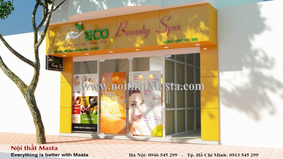 thiet ke noi that spa